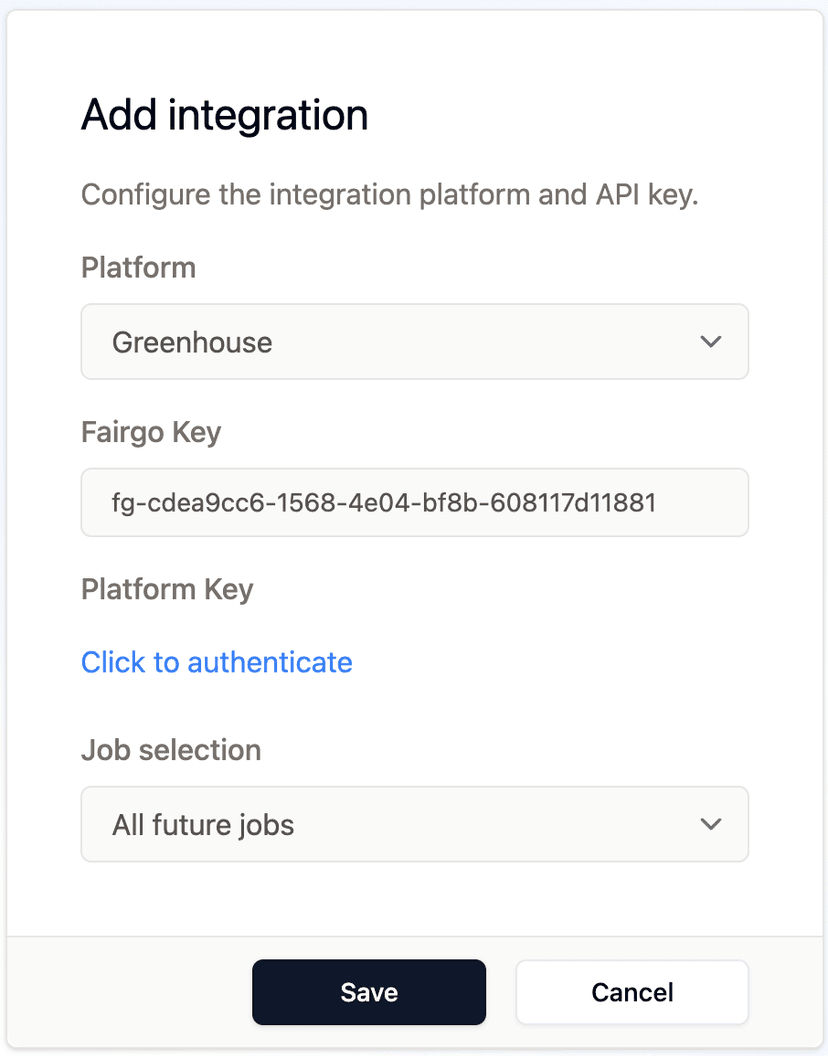 Add integration