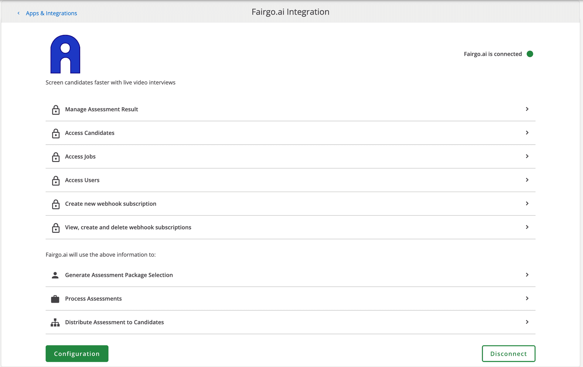 SmartRecruiters connected